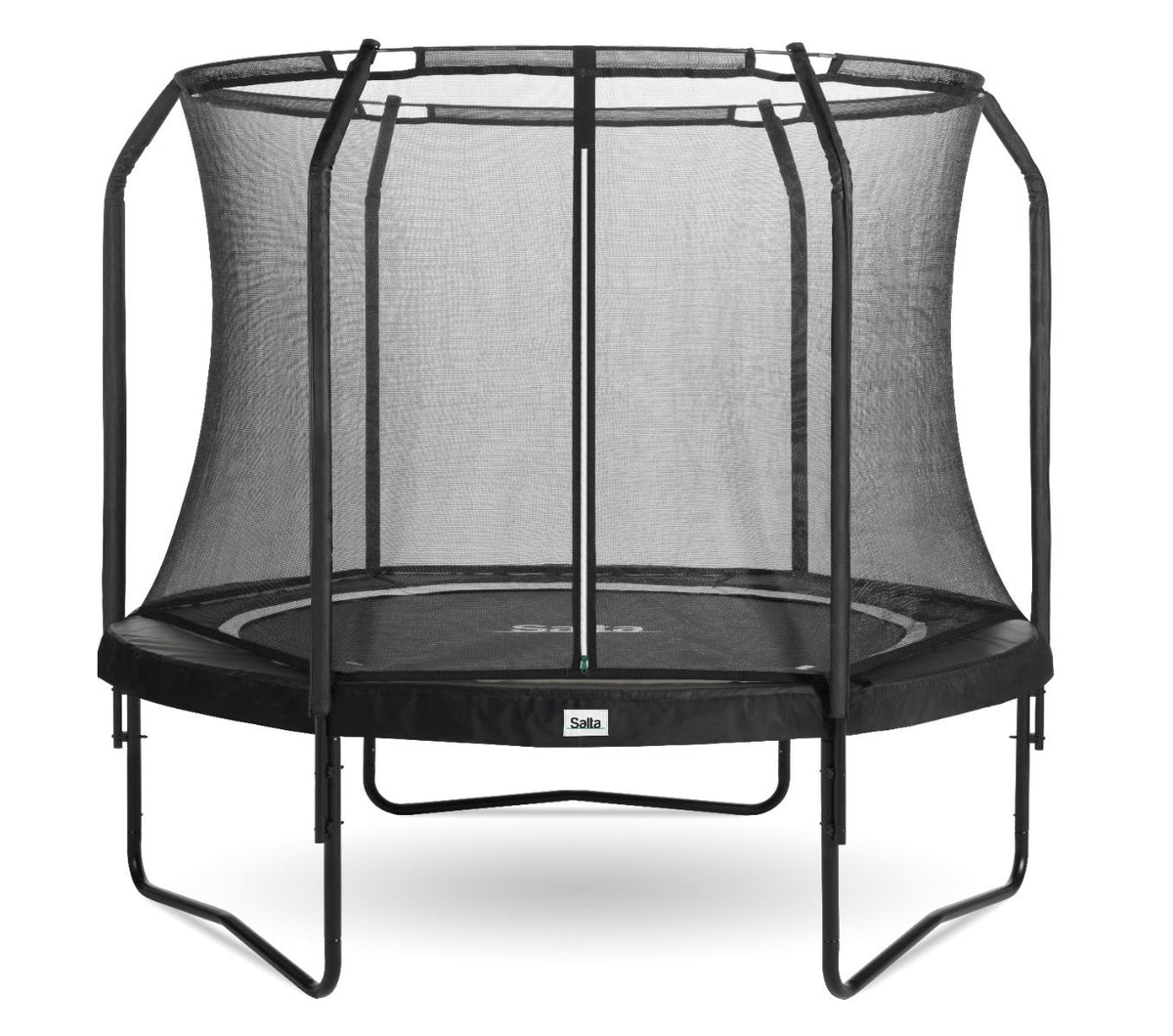 12ft Salta Black Round Premium Edition Trampoline with Enclosure - SGP Garden Ltd