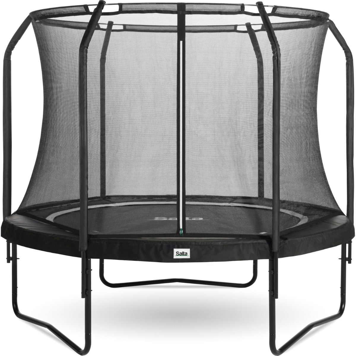 14ft Salta Black Round Premium Edition Trampoline with Enclosure - SGP Garden Ltd