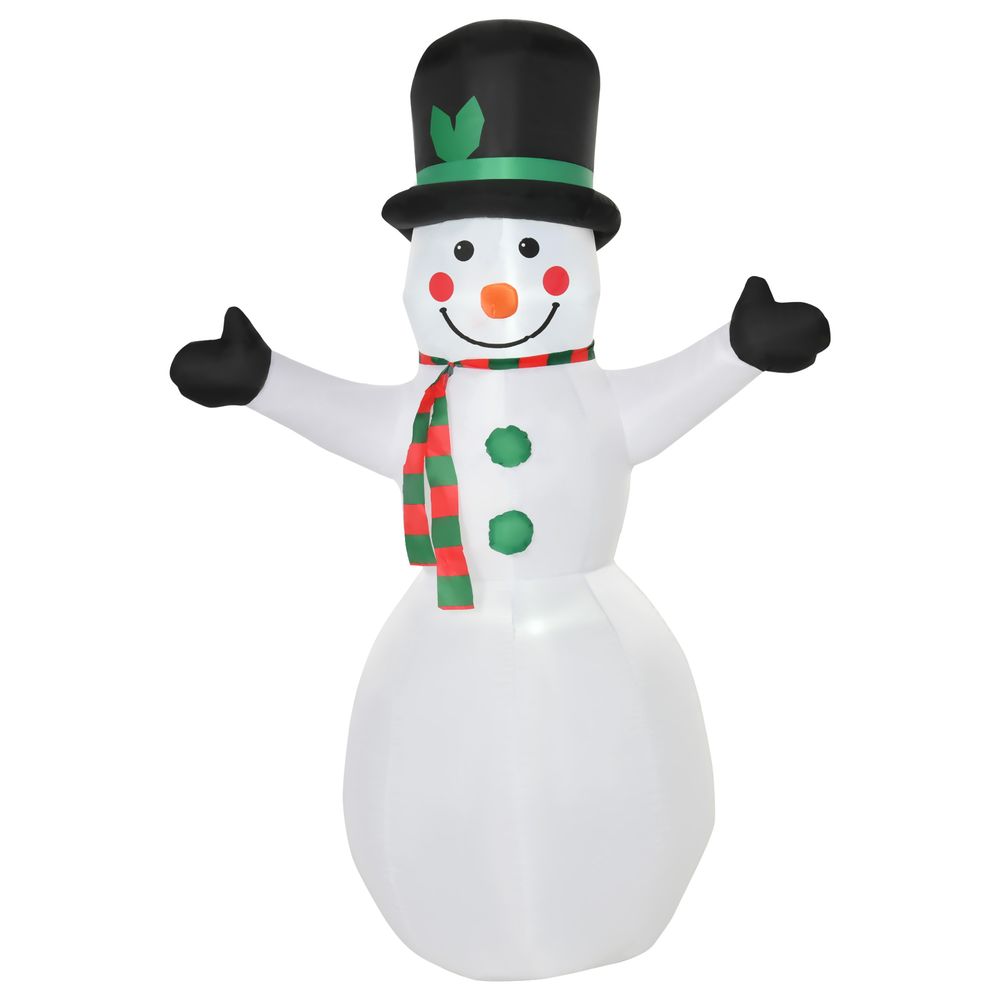 6.5ft Inflatable Snowman LED Christmas Xmas Air Blown Outdoor Garden Decor - SGP Garden Ltd