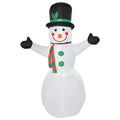 6.5ft Inflatable Snowman LED Christmas Xmas Air Blown Outdoor Garden Decor - SGP Garden Ltd