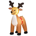 6ft Christmas Inflatable Reindeer Deco Xmas Lights Indoor and Outdoor Animal - SGP Garden Ltd