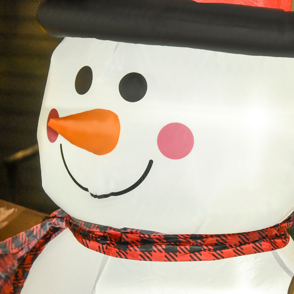 6ft Giant Inflatable Snowman Christmas Deco LED Lights Accessories Cute Family - SGP Garden Ltd