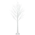 6FT Snowflake Christmas Tree with 96 LED Lamp - SGP Garden Ltd