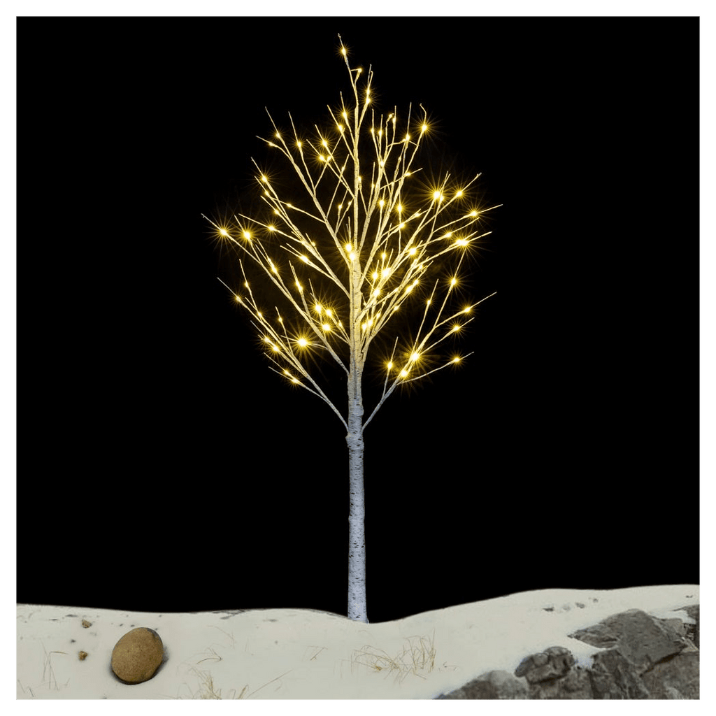 6FT Snowflake Christmas Tree with 96 LED Lamp - SGP Garden Ltd