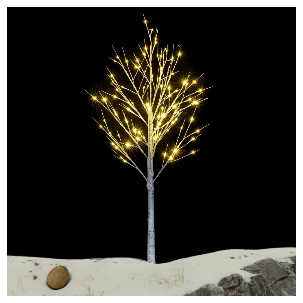 6FT Snowflake Christmas Tree with 96 LED Lamp - SGP Garden Ltd