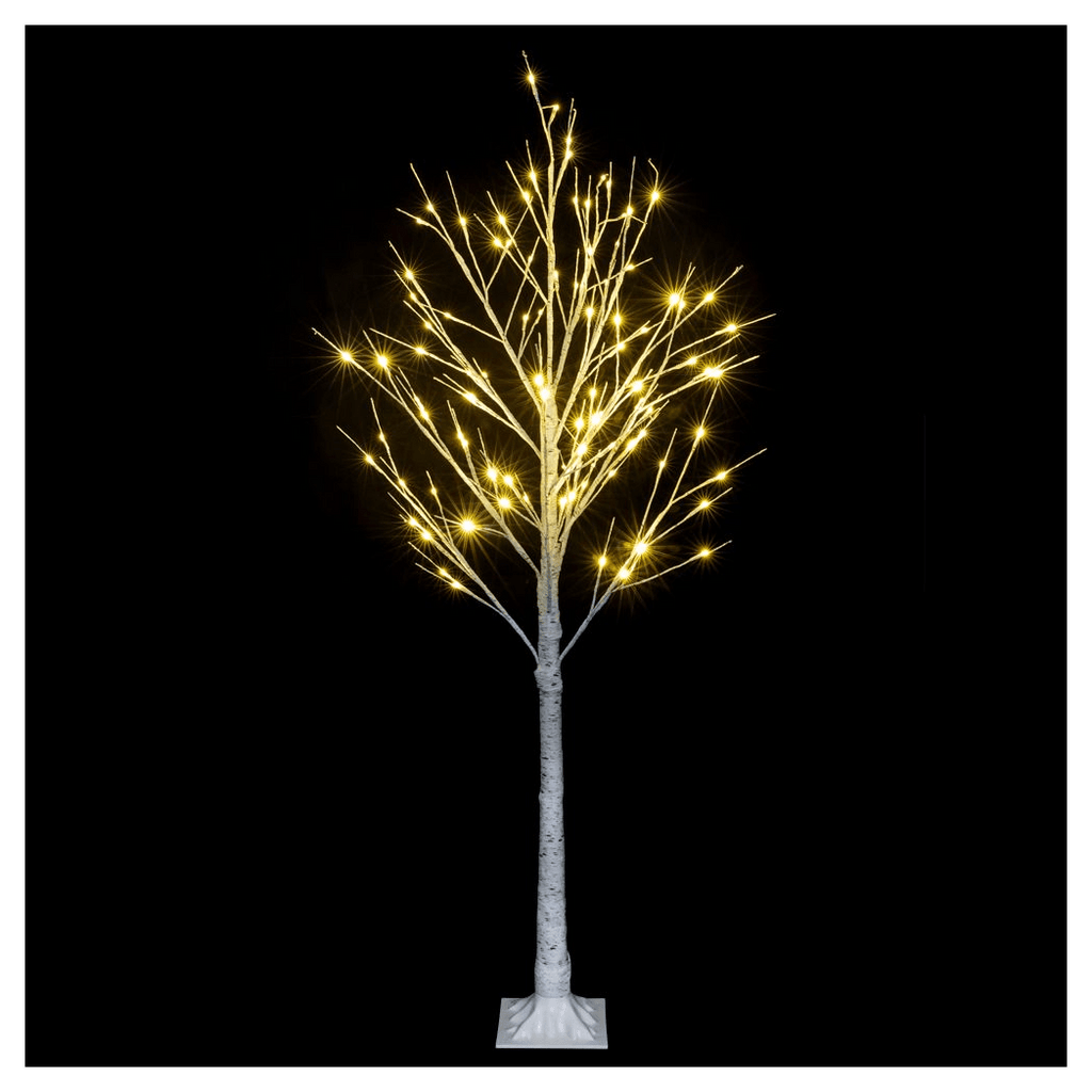 6FT Snowflake Christmas Tree with 96 LED Lamp - SGP Garden Ltd