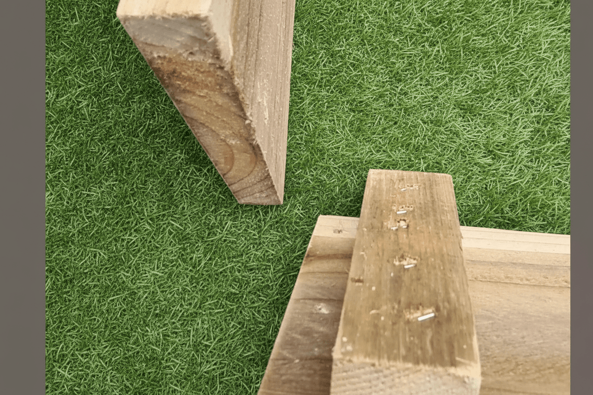 6x1 Timber Wooden Raised planter Beds choose from 3 hights - SGP Garden Ltd