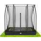 7ft x 5ft Salta Black Rectangular Comfort Edition Inground Trampoline with Enclosure - SGP Garden Ltd