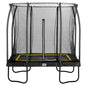 7ft x 5ft Salta Black Rectangular Comfort Edition Trampoline with Enclosure - SGP Garden Ltd