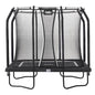 7ft x 5ft Salta Black Rectangular Premium Edition Trampoline with Enclosure - SGP Garden Ltd