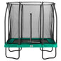 7ft x 5ft Salta Green Rectangular Comfort Edition Trampoline with Enclosure - SGP Garden Ltd