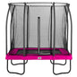 7ft x 5ft Salta Pink Rectangular Comfort Edition Trampoline with Enclosure - SGP Garden Ltd