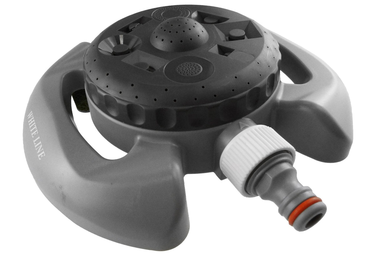 8-Pattern Static Lawn Sprinkler White Line Outdoor Watering Kit Garden Watering - SGP Garden Ltd