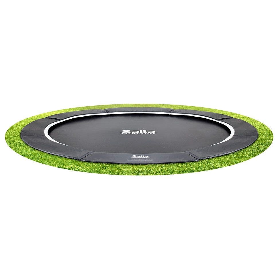 8ft 2" Salta Black Royal Baseground Round Trampoline - SGP Garden Ltd