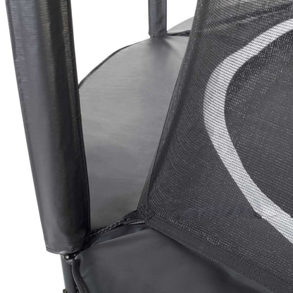 8ft 2" Salta Black Royal Baseground Round Trampoline with Enclosure - SGP Garden Ltd