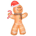 8ft Christmas Inflatable Gingerbread Man Lighted Indoor Outdoor - SGP Garden Ltd