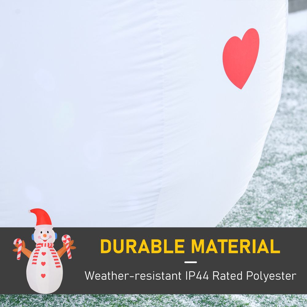 8ft Christmas Inflatable Snowman with Candy Rotating Lighted Indoor Outdoor - SGP Garden Ltd