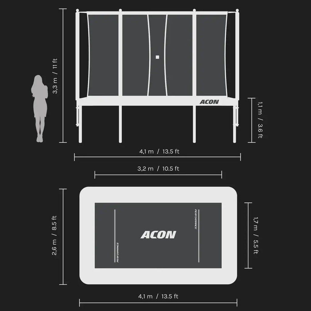 ACON 13 HD Pro Trampoline - SGP Garden Ltd