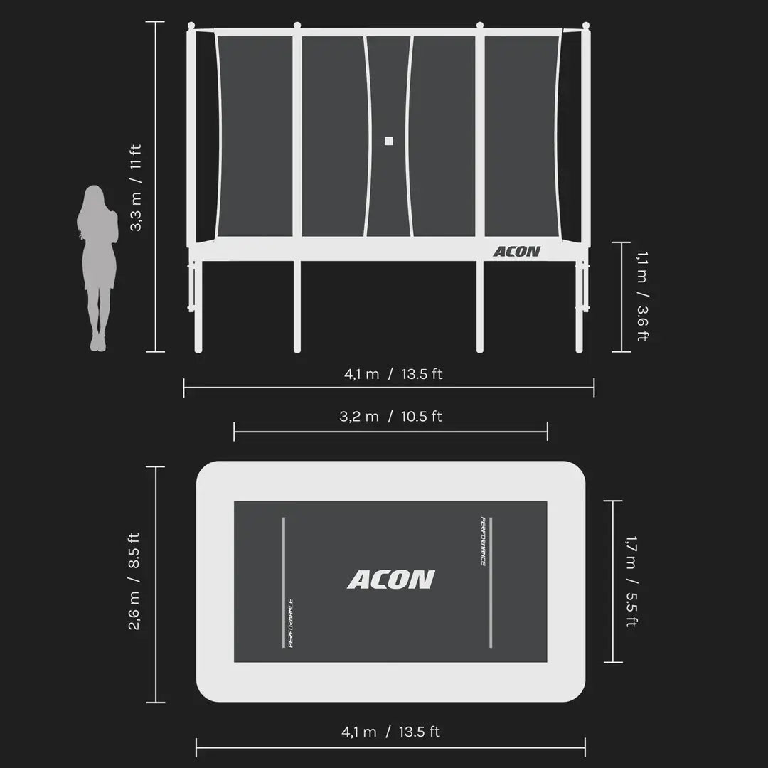 ACON 13 HD Pro Trampoline - SGP Garden Ltd