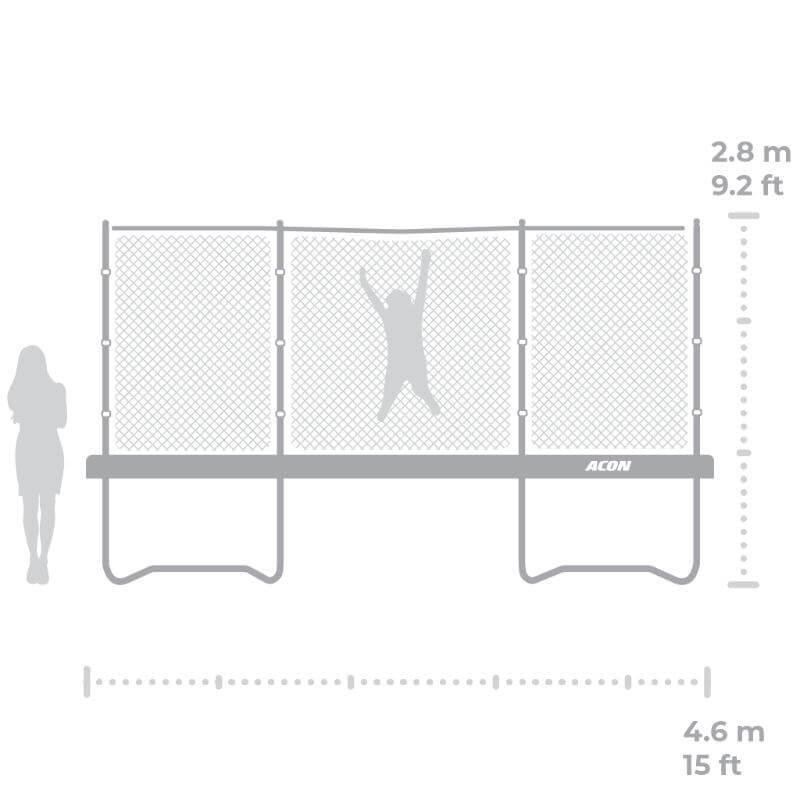 ACON Air 15ft Round Trampoline - SGP Garden Ltd