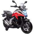 AIYAPLAY 12V Honda Licensed Kids Electric Motorbike w/ Music, Headlights, Early Education Function, for Ages 3-6 Years, Red - SGP Garden Ltd