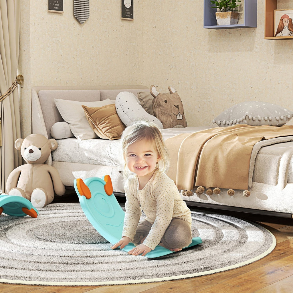 AIYAPLAY Balance Board for Kids Balance Training & Sensory Play, Light Blue - SGP Garden Ltd