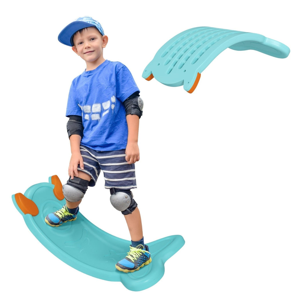 AIYAPLAY Balance Board for Kids Balance Training & Sensory Play, Light Blue - SGP Garden Ltd