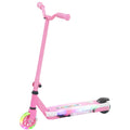 AIYAPLAY Electric Scooter for Kids Ages 4-7, with Auxiliary Rear Wheels, Flashing LED Light and Electric Brake, Kids Electric Scooter for Boys Girls, 6 KM/H & 8 KM, Pink - SGP Garden Ltd