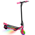 AIYAPLAY Electric Scooter for Kids Ages 6-14, with Dual Brakes, Flash Wheel and Colourful Light, Kids Electric Scooter E Scooter, Up to 12 KM/H & 10 KM, Pink - SGP Garden Ltd