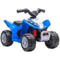 AIYAPLAY Honda Licensed Kids Electric Quad Bike, 6V ATV Ride On for Ages 1.5-3 Years, Blue - SGP Garden Ltd