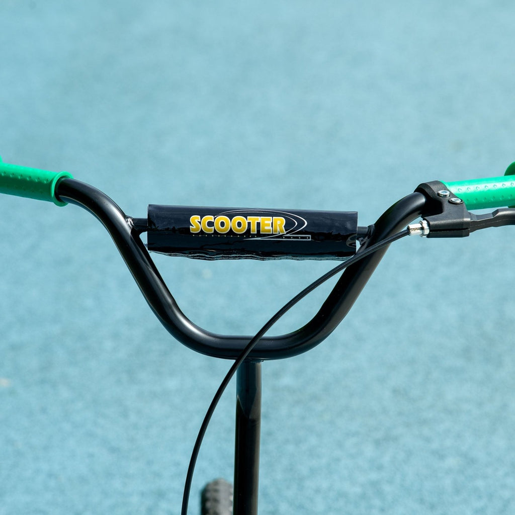 AIYAPLAY Kids Scooter with Adjustable Handlebar, Children's Kick Scooter with Non-slip Footplate, Rear Brake, Kickstand, Green - SGP Garden Ltd
