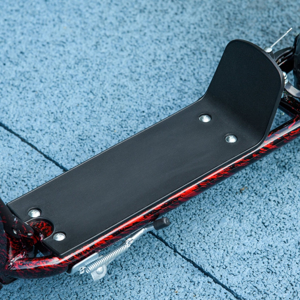 AIYAPLAY Kids Scooter with Adjustable Handlebar, Children's Kick Scooter with Non-slip Footplate, Rear Brake, Kickstand, Red - SGP Garden Ltd