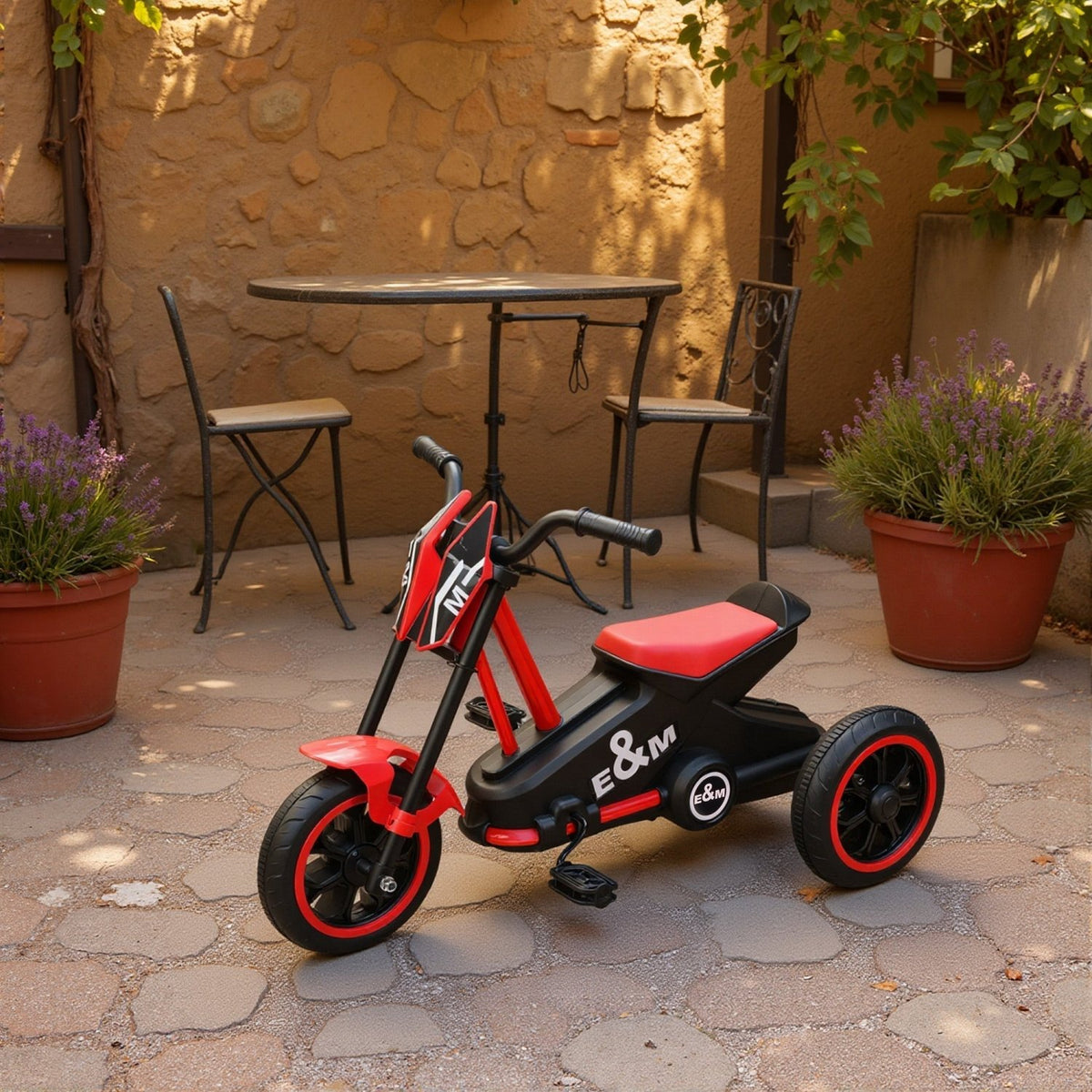 AIYAPLAY Kids Tricycle Baby Trike, Kids Trike with Pedal, 3 Wheel Toddler Balance Bike for Indoor Outdoor Use, Red - SGP Garden Ltd