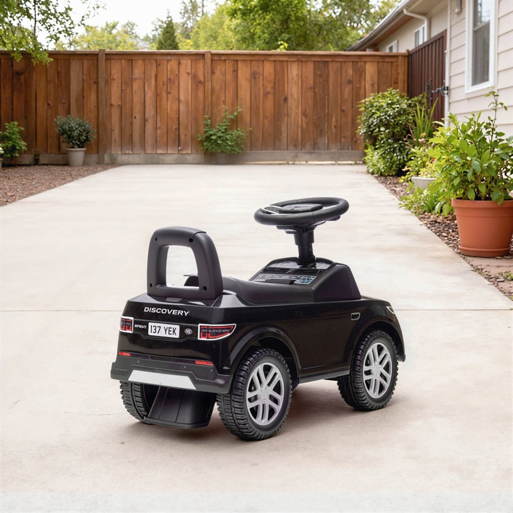 AIYAPLAY Land Rover Licensed Toddler Ride on Car with Horn, Engine Sounds, Under-Seat Storage, for 18-36 Months, Black - SGP Garden Ltd