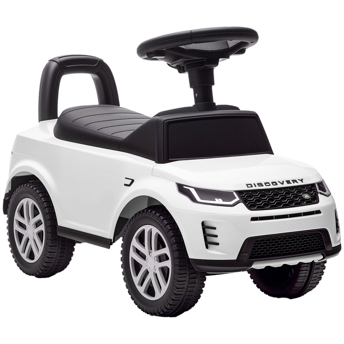AIYAPLAY Land Rover Licensed Toddler Ride on Car with Horn, Engine Sounds, Under-Seat Storage, for 18-36 Months, White - SGP Garden Ltd