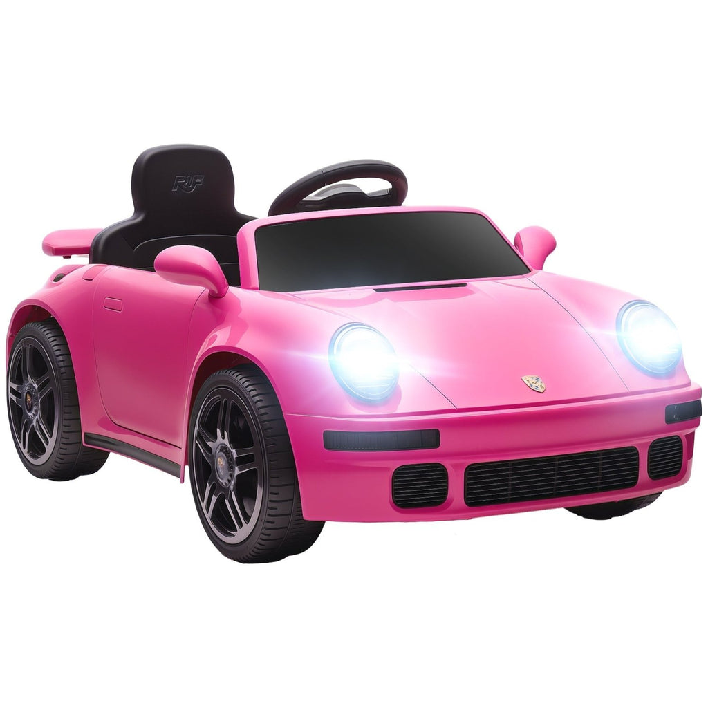 AIYAPLAY Licensed RUF CTR 2017 Electric Car for Kids, with Remote Control, Soft Start, MP3 Player, LED Lights, Pink - SGP Garden Ltd
