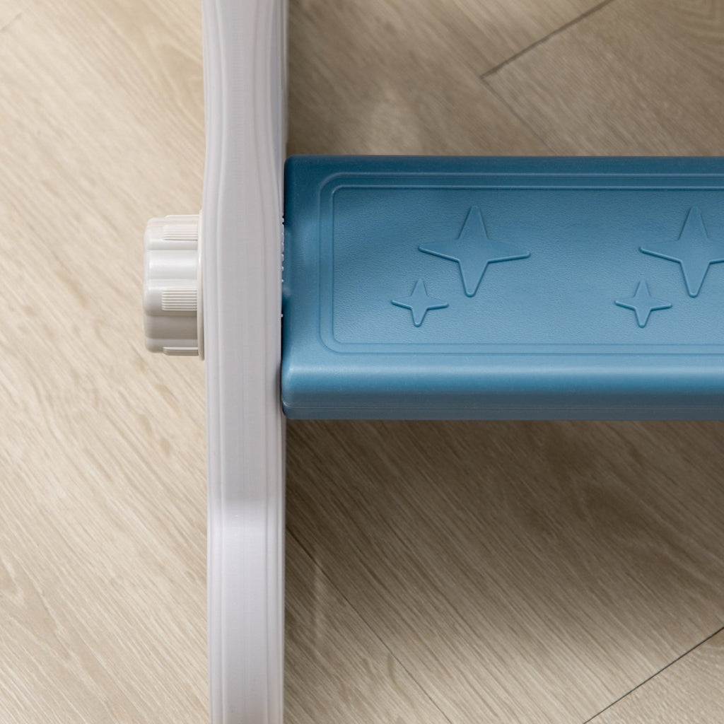AIYAPLAY Space-Themed Baby Slide, Indoor Freestanding Kids Slide, for Ages 1.5-3 Years - Blue - SGP Garden Ltd