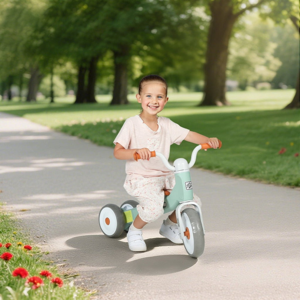 AIYAPLAY Toddler Balance Bike with No Pedal, 3 Silence Wheels for 12-36 Months Boys and Girls, Indoor Outdoor, Green - SGP Garden Ltd