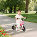 AIYAPLAY Toddler Balance Bike with No Pedal, 3 Silence Wheels for 12-36 Months Boys and Girls, Indoor Outdoor, Pink - SGP Garden Ltd