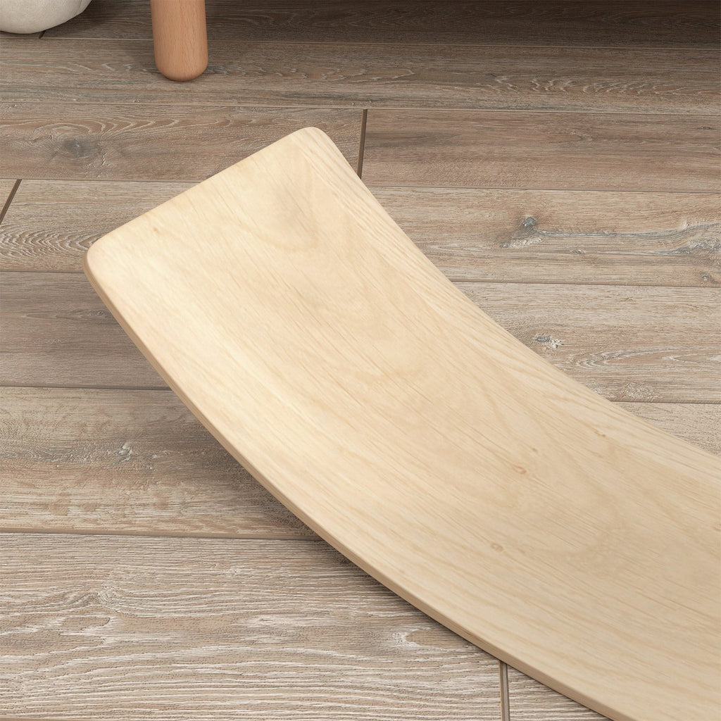 AIYAPLAY Wooden Balance Board for Children 3-8 Years Old, Natural Tone - SGP Garden Ltd
