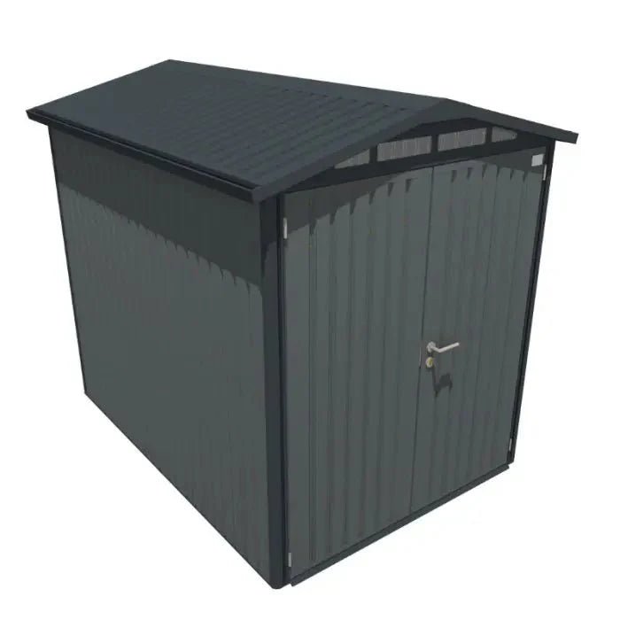 Alton Shed 10FT x 6FT W 3m x D 1.84m x H 2.13m Grey - SGP Garden Ltd