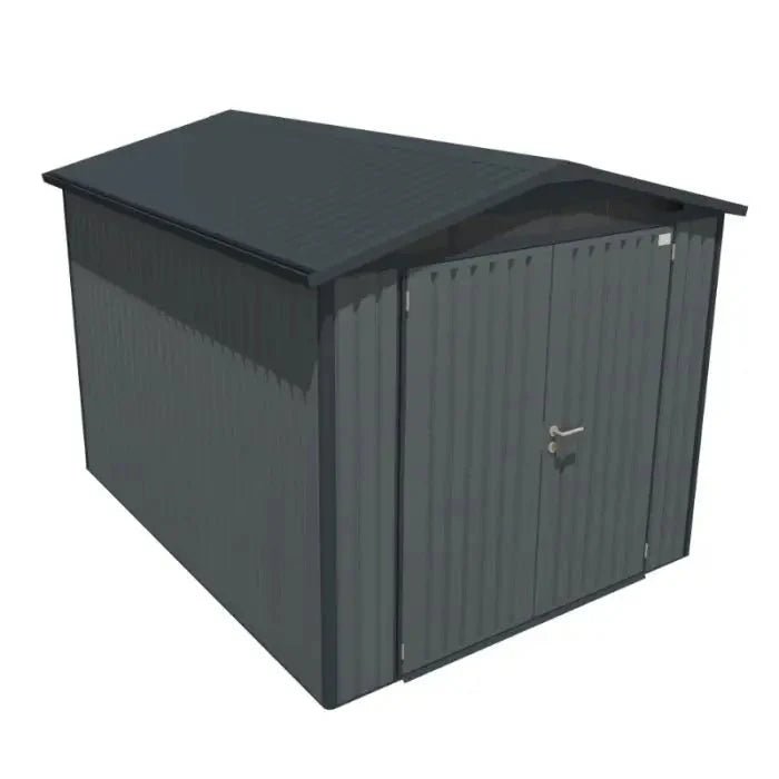 Alton Shed 10FT x 8FT W 3m x D 2.44m x H 2.13m Grey - SGP Garden Ltd