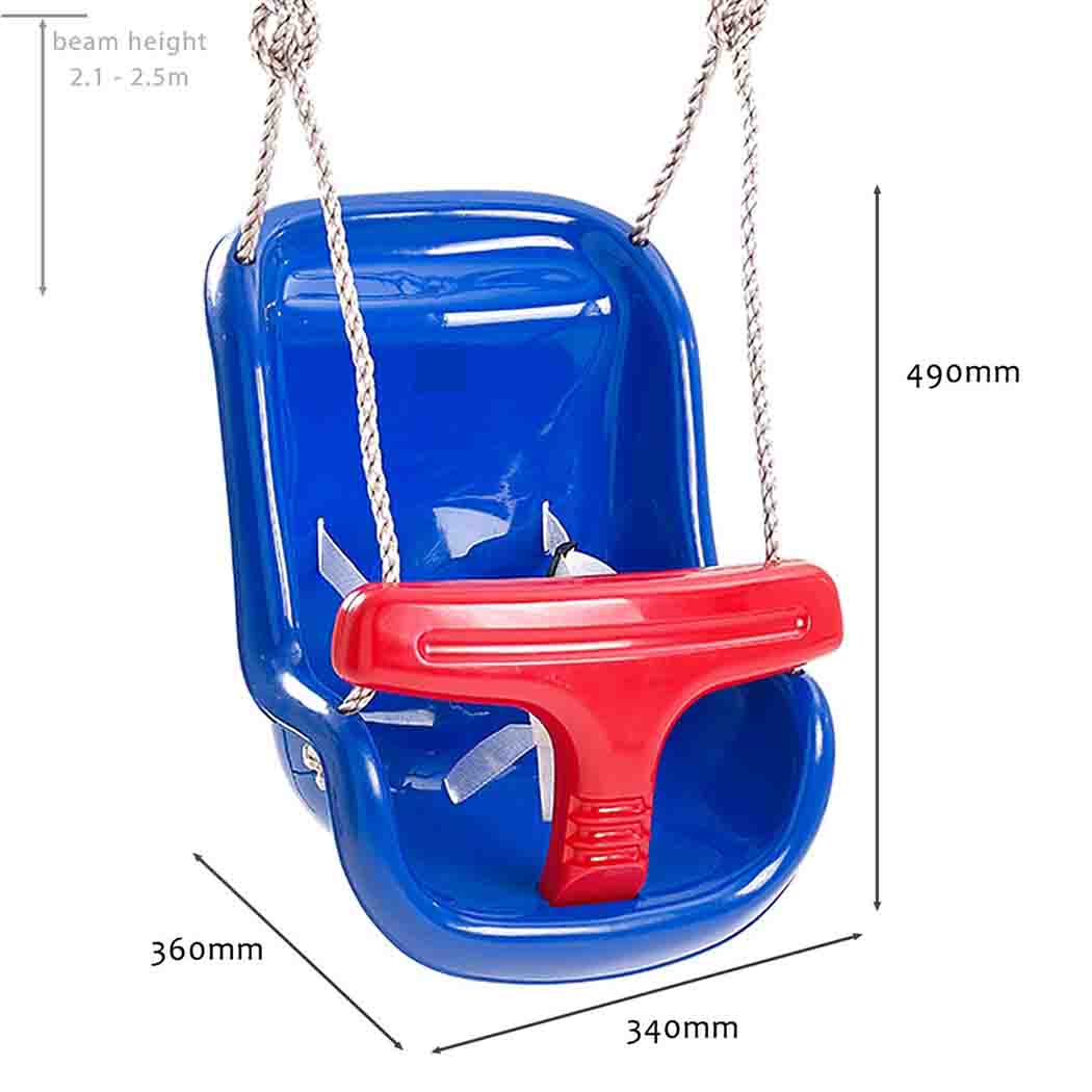 Baby Swing Seat - Blue Deluxe - Safe & Comfortable - SGP Garden Ltd
