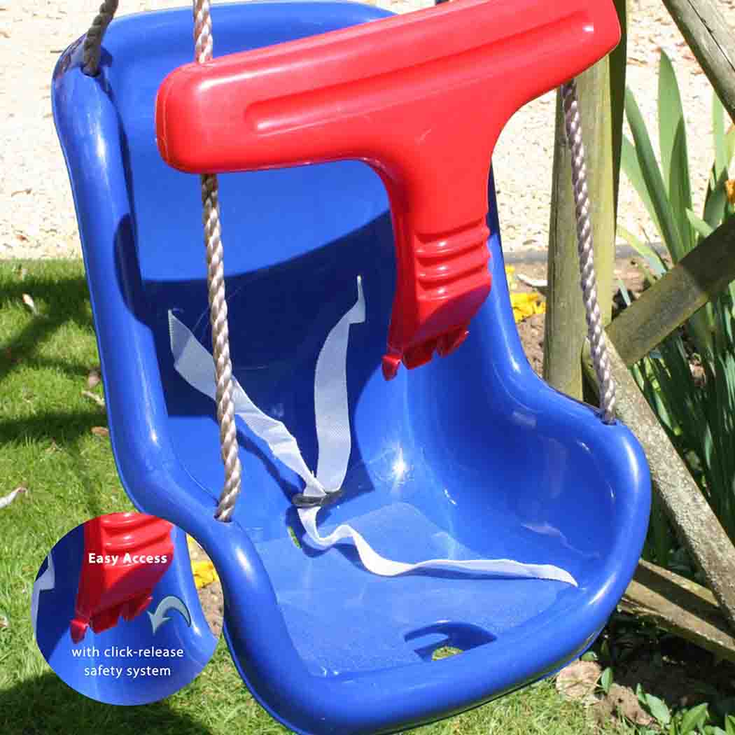 Baby Swing Seat - Blue Deluxe - Safe & Comfortable - SGP Garden Ltd