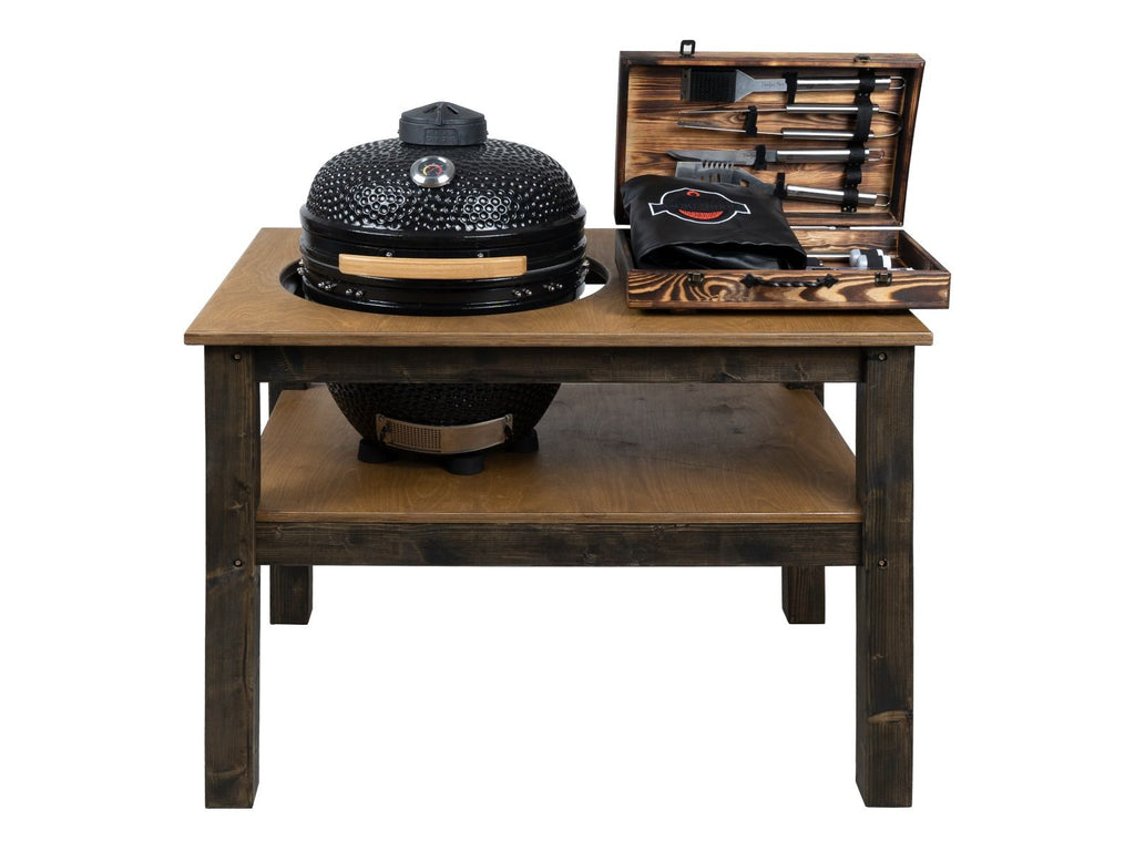 BBQ Space Outdoor Kitchen Islands, for Kamado Bono Media Ceramic smoker (1.6m Length) - SGP Garden Ltd