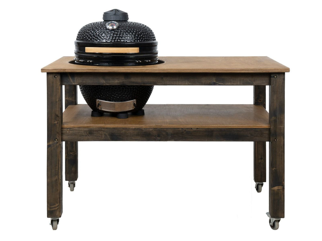 BBQ Space Outdoor Kitchen Islands, for Kamado Bono Media Ceramic smoker (1.6m Length, with wheels) - SGP Garden Ltd