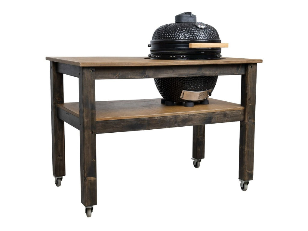 BBQ Space Outdoor Kitchen Islands, for Kamado Egg (Large) Ceramic smoker (1.6m Length, with wheels) - SGP Garden Ltd