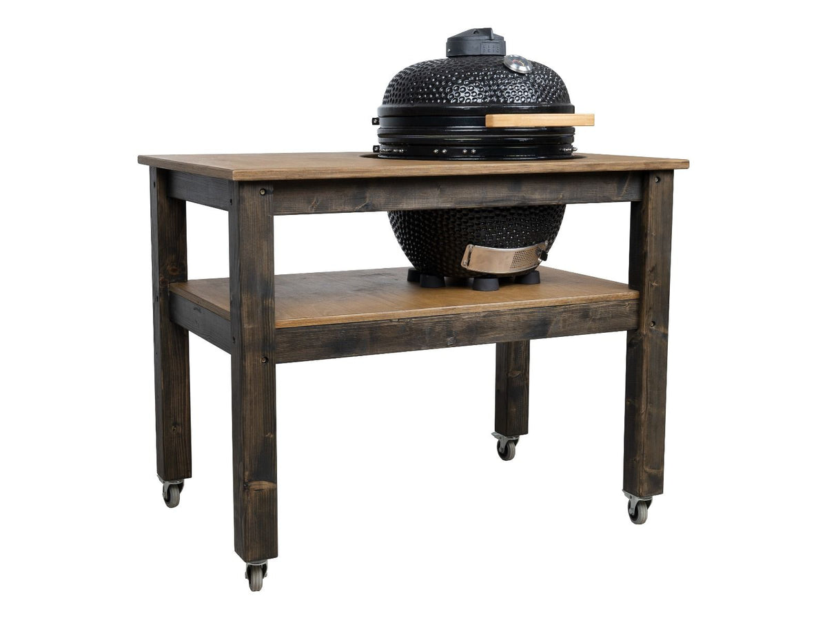 BBQ Space Outdoor Kitchen Islands, for Kamado Egg (XLarge) Ceramic smoker (1.2m Length, with wheels) - SGP Garden Ltd