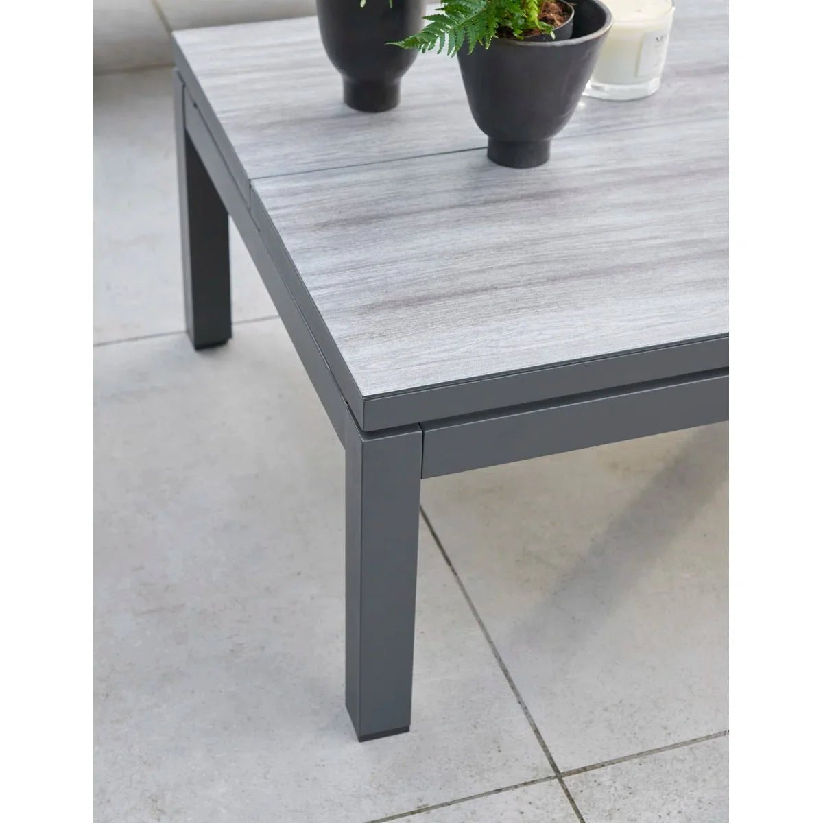 Bellmount Rope‑Weave Aluminium Sofa Set with Three‑Way Lift Table - SGP Garden Ltd
