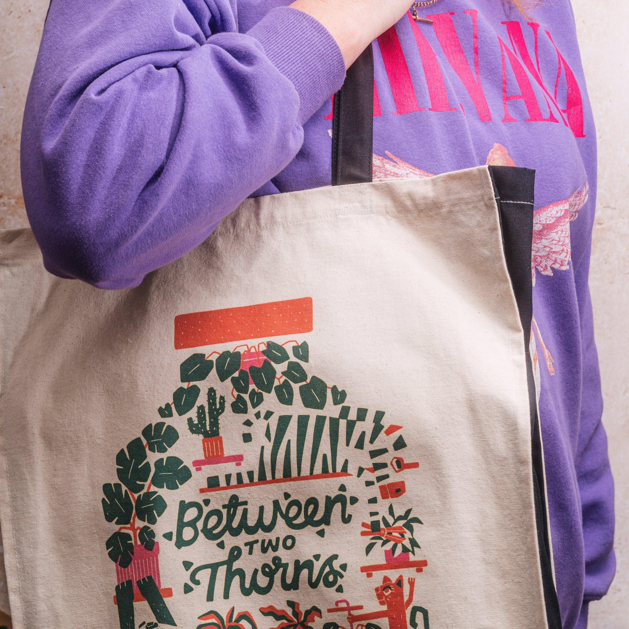 Between Two Thorns - Canvas Tote Bag - SGP Garden Ltd